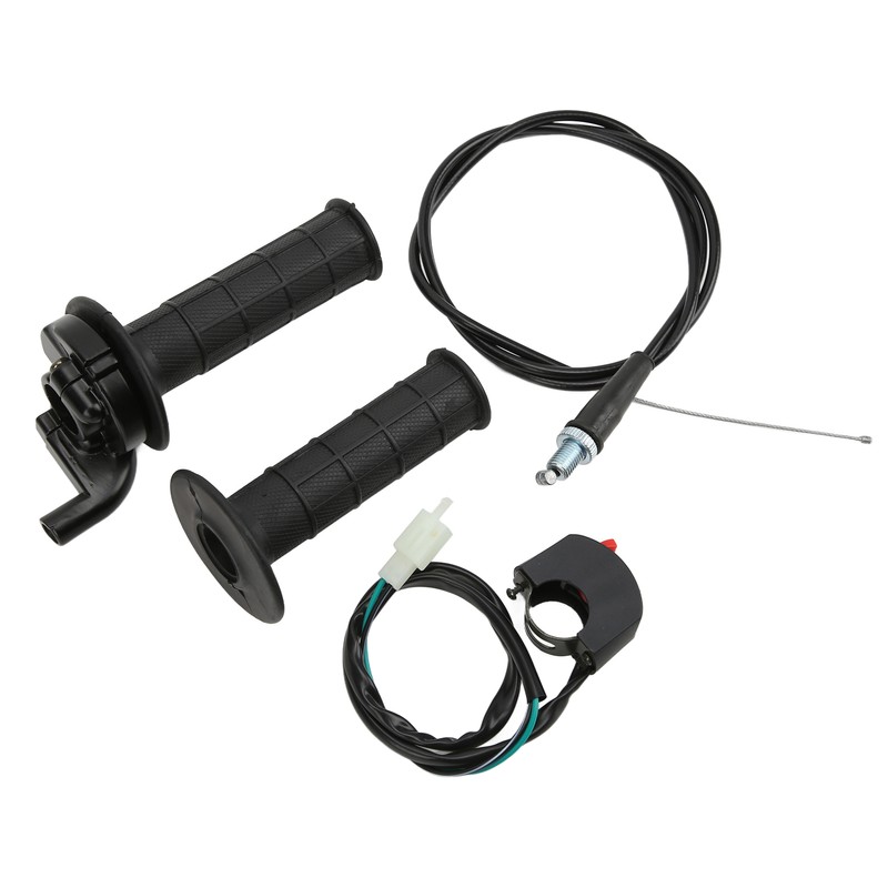 7/8in Twist Throttle Grip with Cable Kill On Off Switch