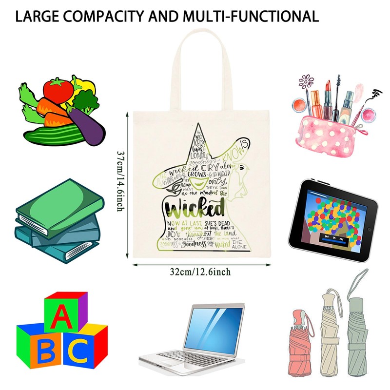 TSOTMO Broadway Musical Inspired Tote Bag Musical Theatre Gift Musical