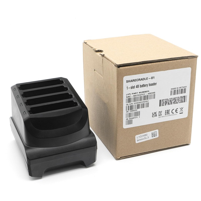 4-Slot Battery Charging Cradle Kit for Zebra TC53 TC58 TC73