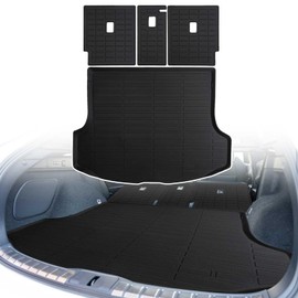 ZQULOYO Cargo Liners Backrest Mat for Lexus RX350 RX350H RX450H+ RX500H Accessories 2023-2025 with Hook&Loop Rear Trunk Mat Rear Seat Back Cover Protector All Weather Anti-Slip Split Dog Liner 4 PCS