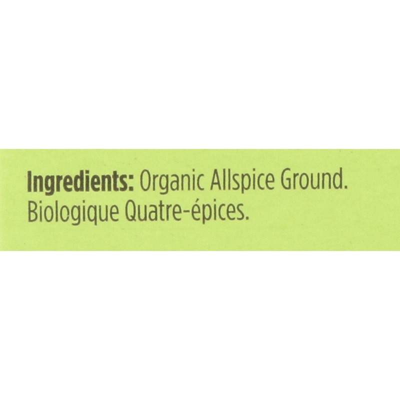 Spicely Organic Allspice Powder 0.45 Ounce ecoBox Certified Gluten-Free