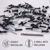 SKIR'CO Pack of 150 blind rivets painted 4.0 x 16