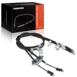 A-Premium Rear Driver or Passenger Side Parking Brake Cable Assembly Compatible with Mazda Models: 6 2003-2009 - Replace# GK2A44410, GK2A44410A