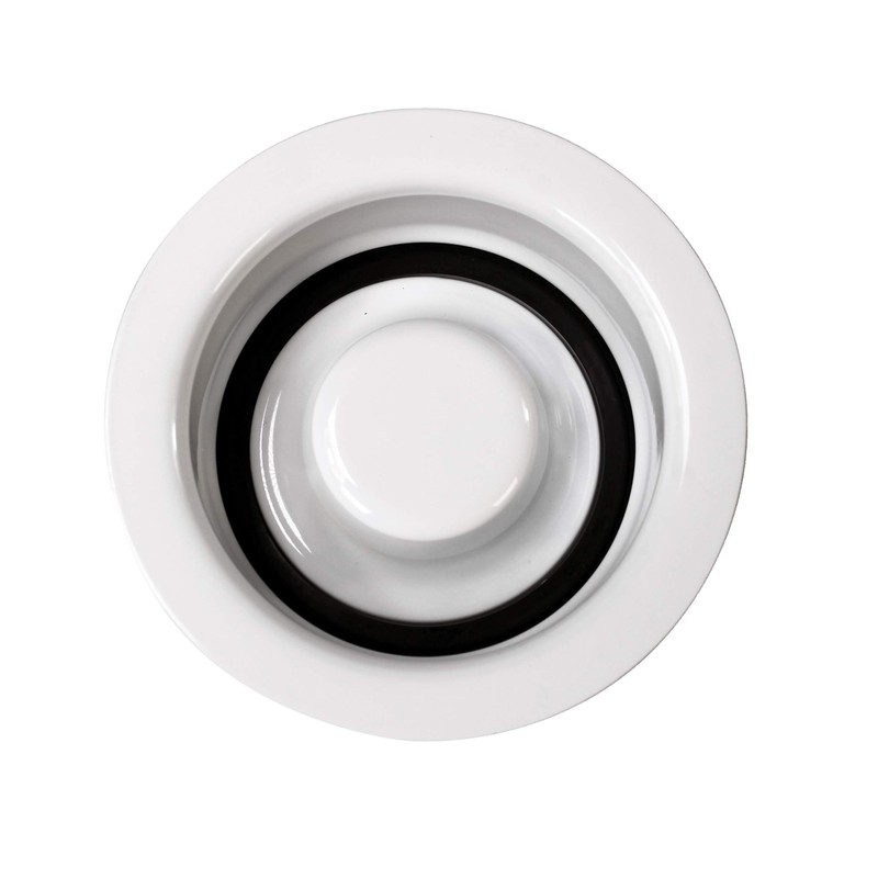 Westbrass D2089-50 3-Bolt mount Waste Disposal Flange & Stopper, Powder