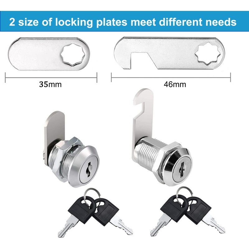 Litensh 5/8 Inch Security Mailbox Lock, 16mm Letter Post Box