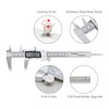 Smgda Digital Vernier Caliper, 150mm Stainless Steel Electronic Calipers Measuring