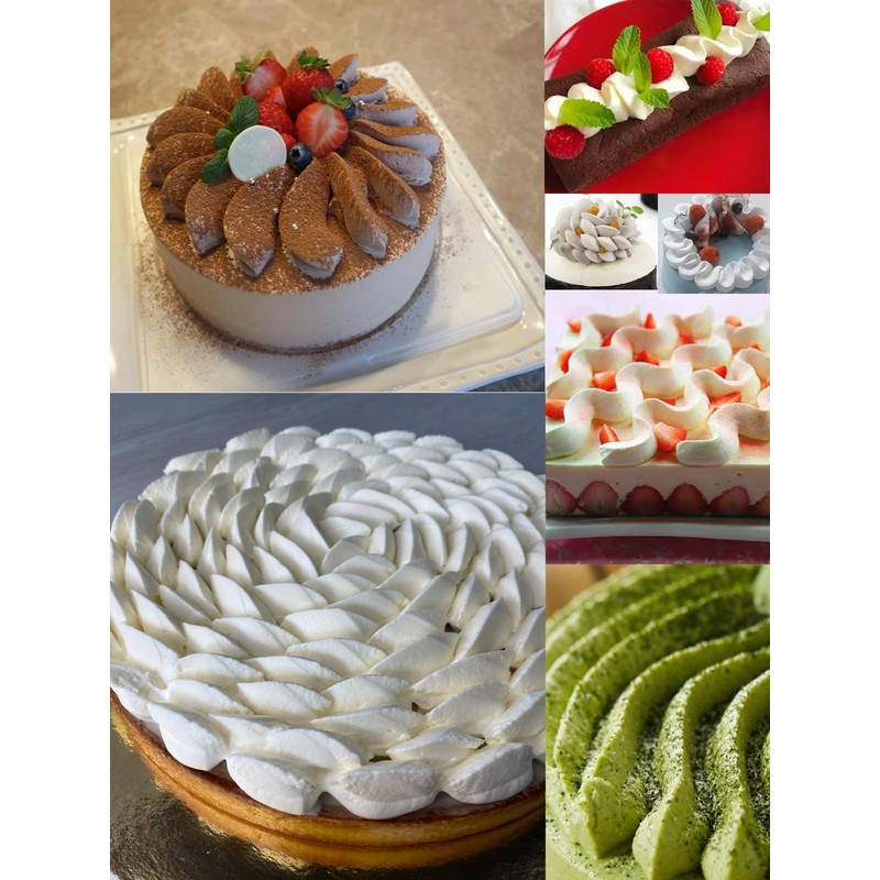 Saint Honore Piping Tips,Enhance Your Pastry Creations with V Wave