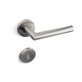 VERAMET Door Handle Set Made of Stainless Steel (Drilling Template and Installation Instructions) | BB - For Room Doors | Door Handles Interior Doors - Door Fitting - Door Handle Set Room Doors