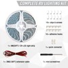 Yiswhis 20FT RV Awning LED Light Strip, 12V Fixed Brightness