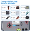 OFFCUP Label Tape Compatible for Brother Label Printer, 6pcs 12mm