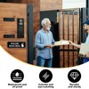 Molain 2PCS Please Ring Bell Sign, Self-Adhesive Ring Doorbell Sign