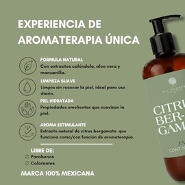 Mil Flores — Jabón Líquido Premium para Manos 500 ml CITRUS BERGAMOTA | Ritual de Aromaterapia | Hidrata y Cuida la Piel | Esencias 100% Naturales