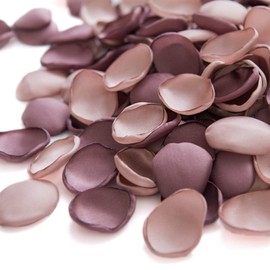 Ling's Moment Pétalos de rosa de seda, 400 unidades, pétalos de rosa polvoriento, pétalos de flores para niñas, para centros de mesa de boda, pasillos, confeti, fiestas, decoración