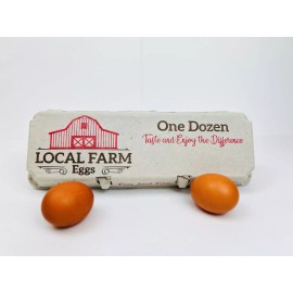 Zellwin Farms Company Printed Egg Cartons (Barn) - 100 units