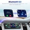 Single DIN Car Stereo with Touchscreen, Bluetooth Audio, Car Radio
