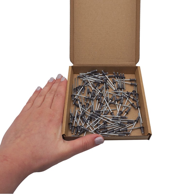 Pack of 100 Painted Blind Rivets 3.2 x 8 mm,