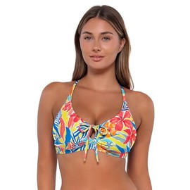Sunsets Kauai Keyhole Women's Swimsuit Bikini Top with Underwire, Suncatcher, 40E/38F/36G