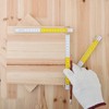 Gunpla Wooden Folding Ruler, 2m Length Double-Sided Carpenter Metric Scale