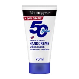Neutrogena Hand Cream Concentrated Scented (75 ml), Soothing Moisturising Cream with 40% Glycerine + Vitamin E for Extremely Dry, Cracked Hands