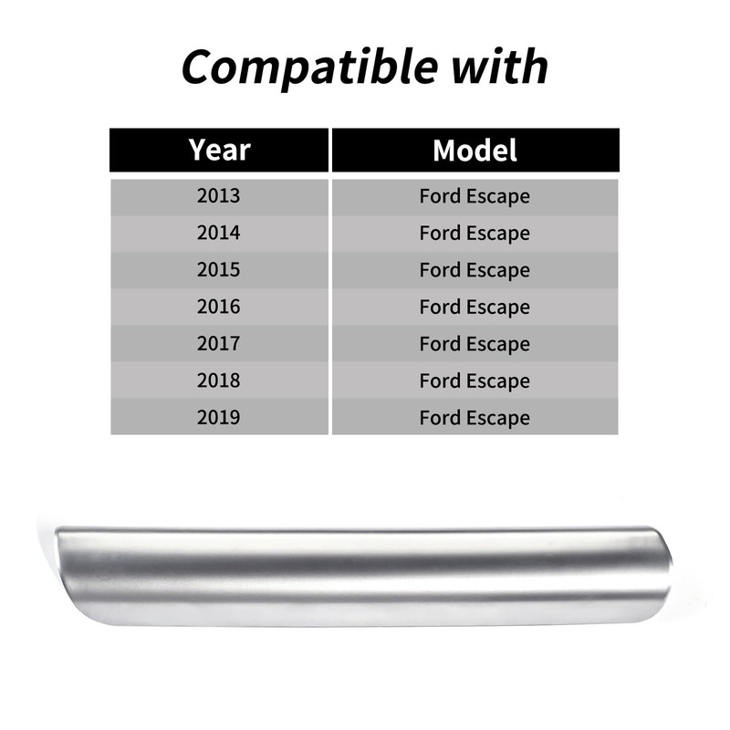 Rawsomes Interior Armrest Front Pull Door Handle Grab Trim Compatible