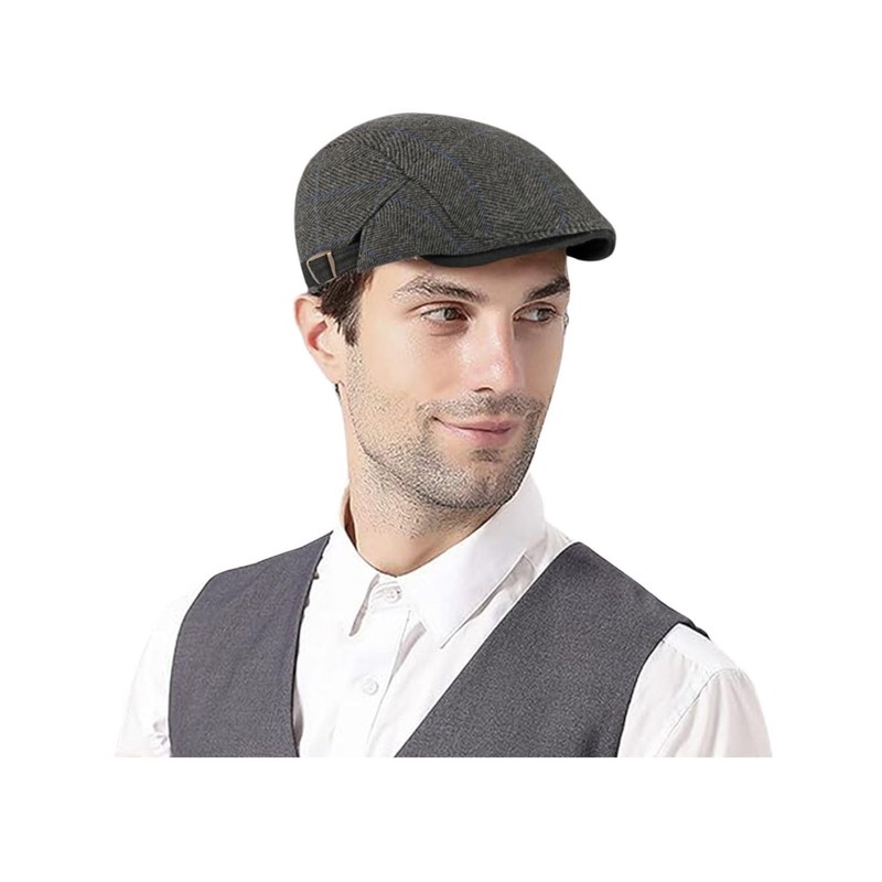 Rayson Men's Flat Cap Men's Beret Cotton Flat Cap Men's