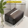 WEIHAO Car Tissue Holder for Standard 100-120 Sheet Boxes, Rectangle