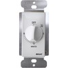 Woods 59711 In-Wall 15 Minute Spring Wound Timer, White
