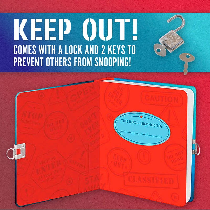 Peaceable Kingdom Top Secret Diary with Invisible Ink Pen