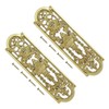 TERF® 225mm X 70mm Antique Solid Brass Fancy Finger Plate
