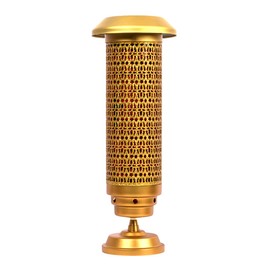 Solar Powered Cemetery Light, Grave Decorations for Cemetery, solar lights Cemetery decoration,Grave markers for cemetery,headstones for graves,Spike and Table Base,with Filigree mesh Covering