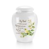 SOITIS Ceramic Mini Urn for Ashes - 2.8 Inch Elegant