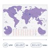 Luckies Scratch Map - Scratch Off World Map - World