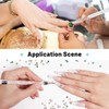 beinkmake 6Pcs Beadable Rhinestone Picker Dotting Pen Rhinestone Adding Dual-ended