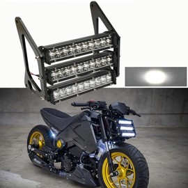 60W LED Headlight at Front Fork for Grom 125 MSX125 2013-2016 Ducati Venom X12RS 125 (Spot 60W)