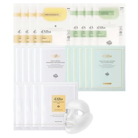 Dalba Mask Pack Nourishing 5p + Cica 5p + Calming 4p + Nutrition 4p + Lift-tension 4p Set, 1 set / 달바 마스크 팩 너리싱 5p + 시카 5p + 진정 4p + 영양 4p + 리프텐션 4p 세트, 1세트