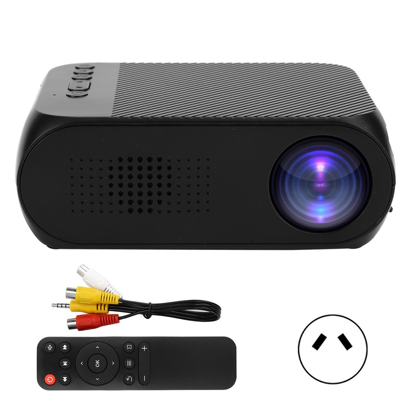 Mini Projector Black Micro 1080P HDMI Multi Function Home Theater