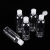 Dacitiery 10 Pcs 100ml Clear Travel Bottle Empty Transparent Containers