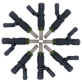 EPSIRMP A2720780249 Inyector de combustible compatible con Mercedes SL500 S550 GL450 E550 ML550 GL Clase 4.7L 5.5L V8 (juego de 8 piezas)