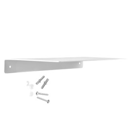 SOTECH Hover-III Design Wall Shelf 350 x 130 x 30 mm White Wall Mounted Bathroom Shelf with Fixing Set for Bathroom Kitchen or Living Room
