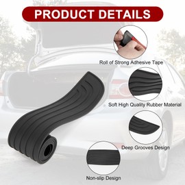 PSLER 41" x 3.55" Car Rear Bumper Protector Strip Universal Rubber Protector Anti-Scratch Car Boot Protector for Car Pickup Truck Suv Car Accessories