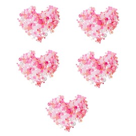 Operitacx 15 Packs Nail Resin Drill Nail Art Decals Big Rhinestones Nail Rhinestones Diy Nail Flakes Gemstones for Crafts Pearl Nail Gems Pearls Manicure Decorations