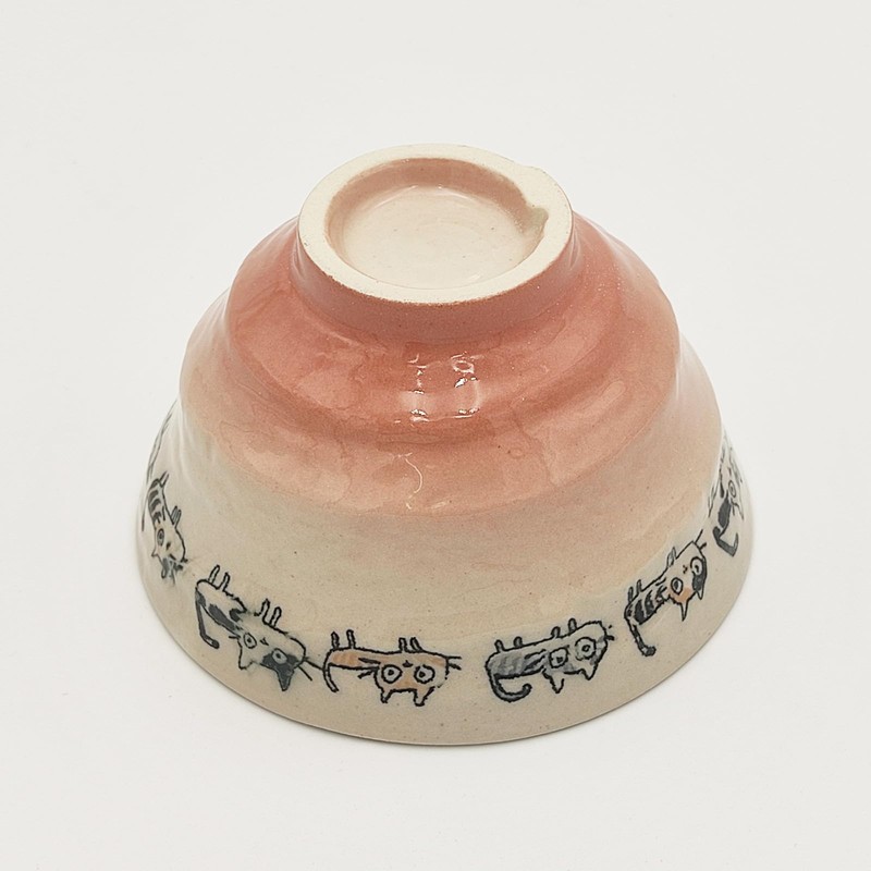 Mino Ware 133-61224 Lightweight Rice Bowl, Approx. 4.7 inches (12