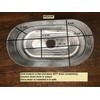 Galvanized Wash-Pan Sink (Medium Oval)