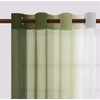 SWECOMZE Pack of 2 Curtains Vertical Colour Gradient Transparent with