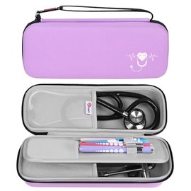 Estuche de transporte para estetoscopio Opoway, estuche duro para estetoscopio compatible con 3M Littmann Classic III, diagnóstico Cardiology IV, estetoscopios MDF Acoustica y otros accesorios para