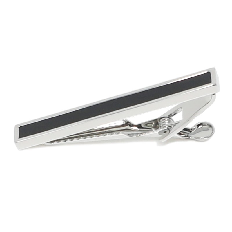 Classic Stone Tie Clip 2 Inch Semiprecious Stone Tie Bar