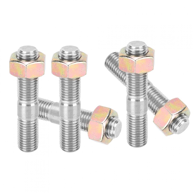 M10x1.25 50mm Turbo Stud Kit, Bolt Exhaust Port Stud Nuts