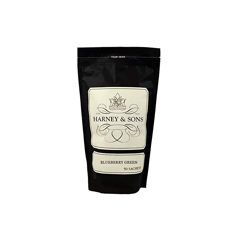 Harney & Sons Blueberry Green Tea Sachets in 50ct Bulk
