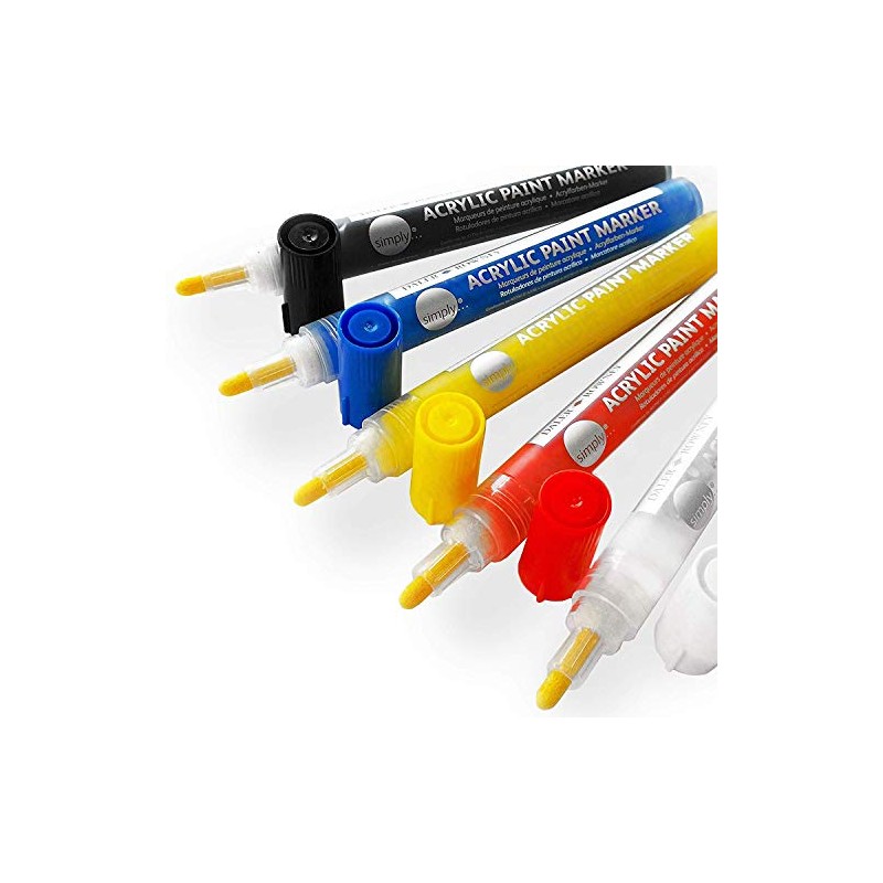 Daler Rowney - Simply Acrylic Paint Markers - 2mm -