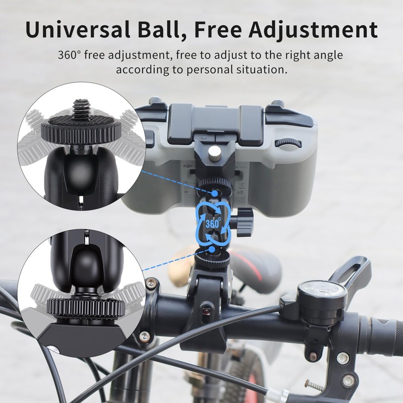 Bicycle Mount Bracket Adapter for DJI RC-N3/N2/N1 Remote Controller Accessories